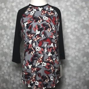 Minnie Mouse Baseball Tee - LuLaRoe Randy